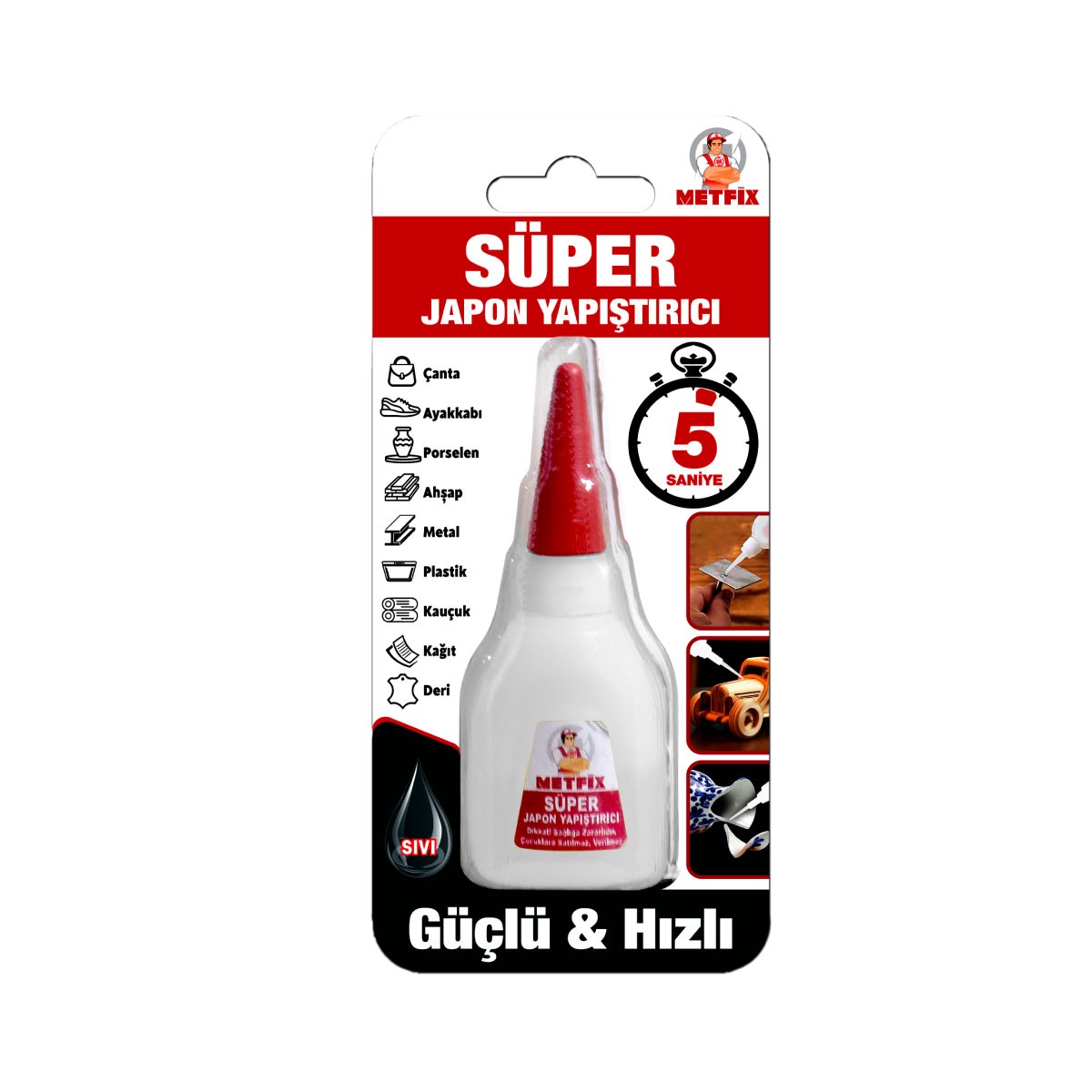 METFIX MFX9820 SÜPER JAPON YAPISTIRICI 15 GR